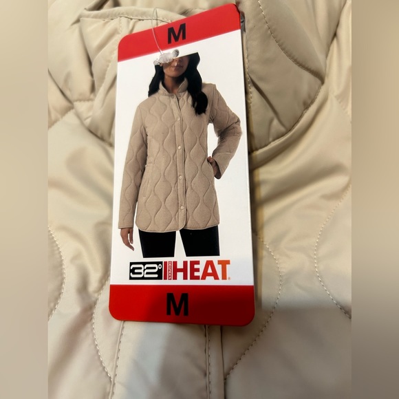 32 Degrees Jackets & Blazers - 32 Degrees quilted jacket women’s coconut beige size M NWT